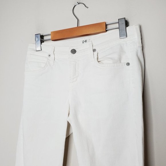 COH White Dani Cropped Straight Leg Jeans - Picture 5 of 13